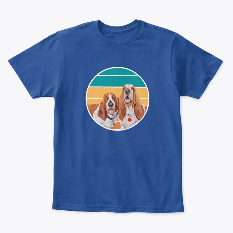 Retro Basset Hound