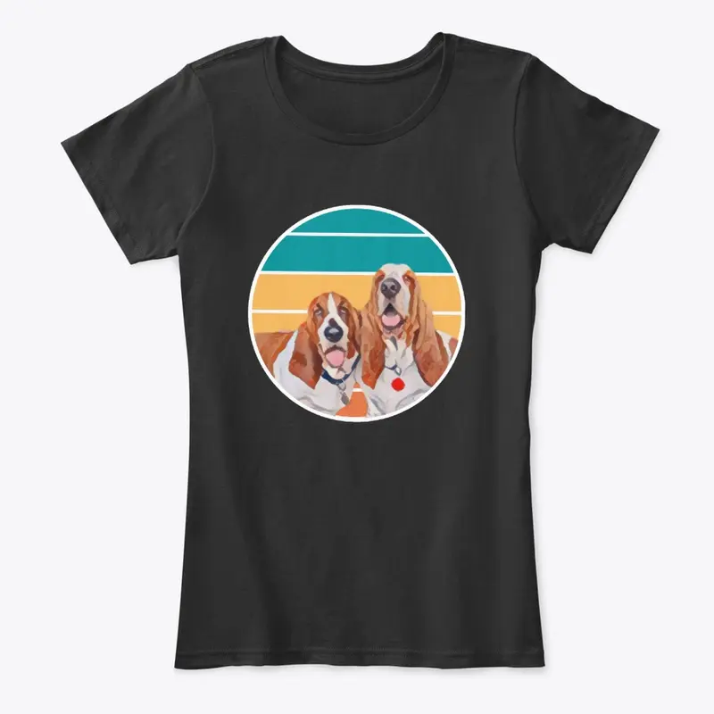 Retro Basset Hound