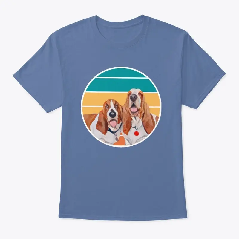 Retro Basset Hound