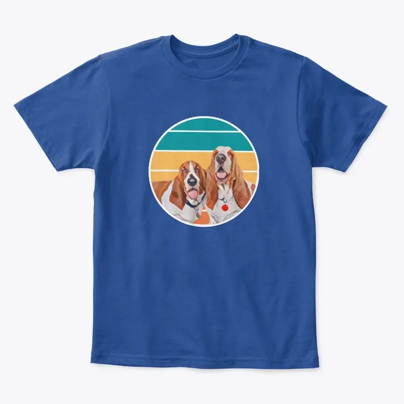 Retro Basset Hound