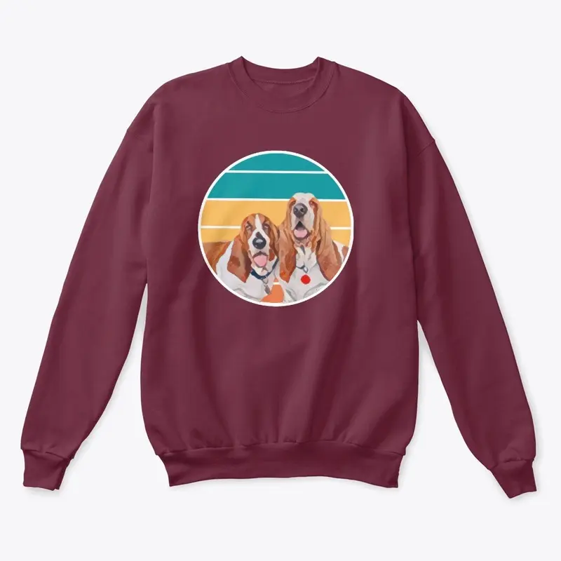 Retro Basset Hound